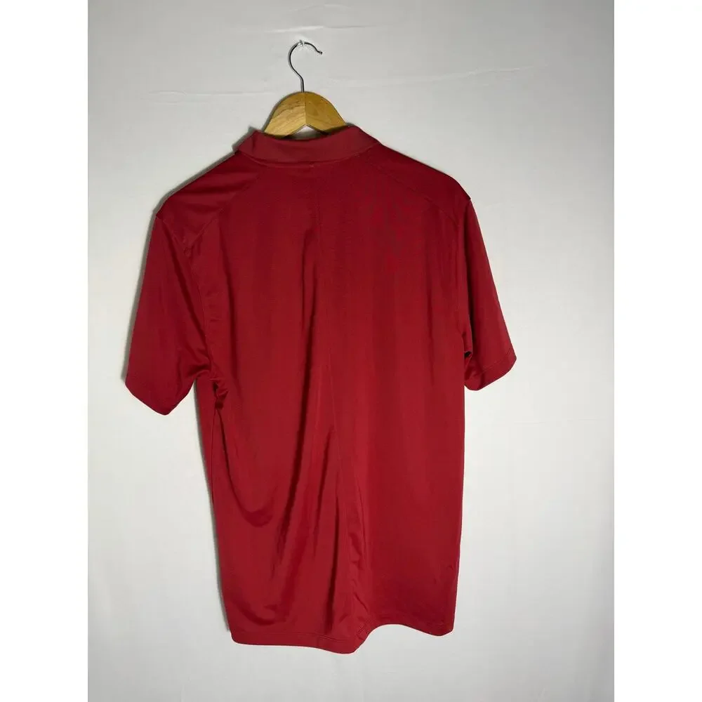Nike Golf Dri-FIT Polo Red Performance Shirt M